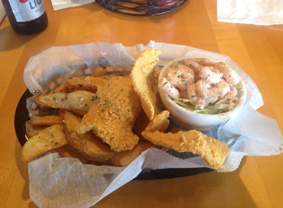 New Hamburger & Seafood Company - Metairie, LA. The thin catfish and shrimp remoulade special is worth the price