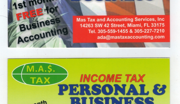 Mas Tax & Accounting Service Inc - Miami, FL