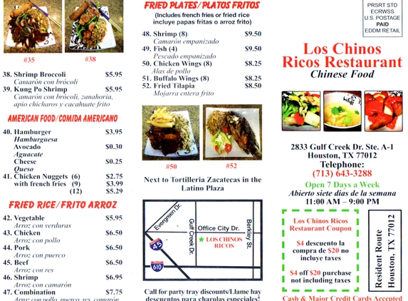 Los Chinos Ricos Restaurant - Houston, TX