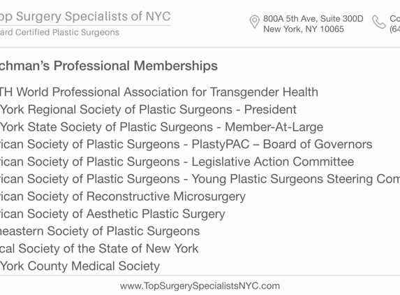 Top Surgery Specialists of NYC - New York, NY