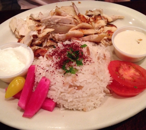 Skaf's Lebanese Cuisine - Glendale, CA. Chicken schwarma plate