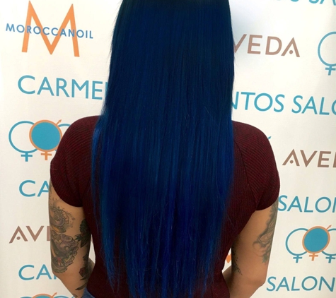 Carmen And Santos Salon - Kenner, LA. blue ombre