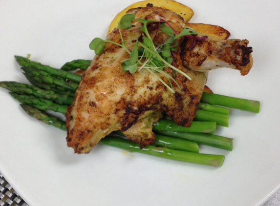 Youngchef Catering - Rancocas, NJ. Roasted chicken and asparagus that we had for our plated dinner