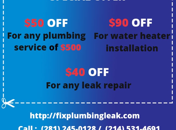 Fix Plumbing Leak Dallas TX - Dallas, TX