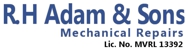 RH Adam & Sons - Vehicle Inspections