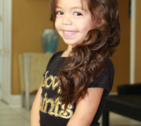 Carmen And Santos Salon - Kenner, LA. flower girl