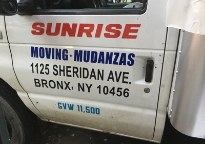 Sunrise Moving Mudanza 1125 Sheridan Ave Bronx Ny Yp Com