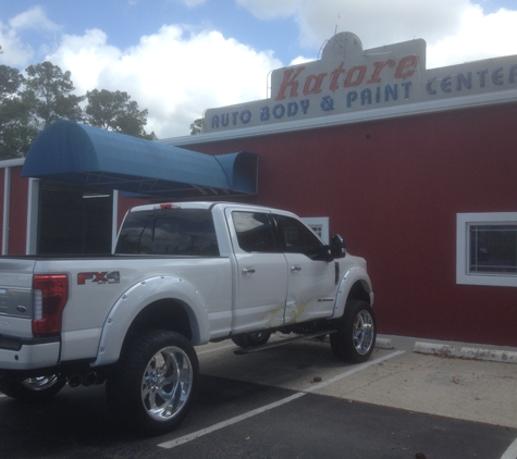 Katore Body & Automotives - Slidell, LA. 2017 F-250 Before repairs