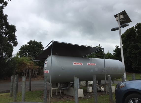 Walmea Propane - Kamuela, HI. The Propane refill tank os around back