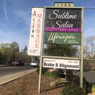 Asian Relax Massage - Chico, CA. Our Asian Massage street sign. Turn into the driveway
Asian Relax Massage
1388 Longfellow Ave
Chico, Ca
Call (530) 591-6880