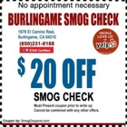 Burlingame Smog Check