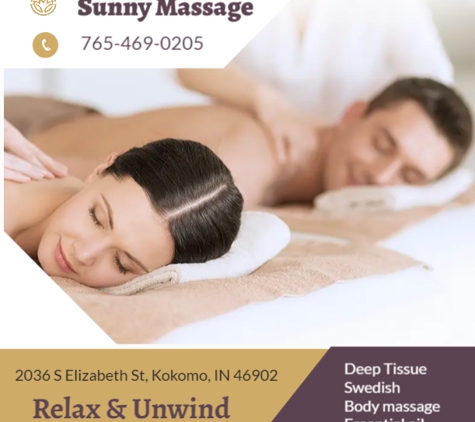 Sunny Massage - Kokomo, IN