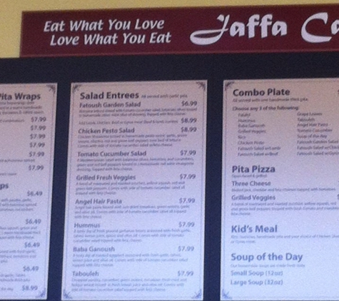 Jaffa Cafe - Arroyo Grande, CA