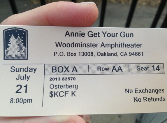 Woodminster Amphitheater - Oakland, CA