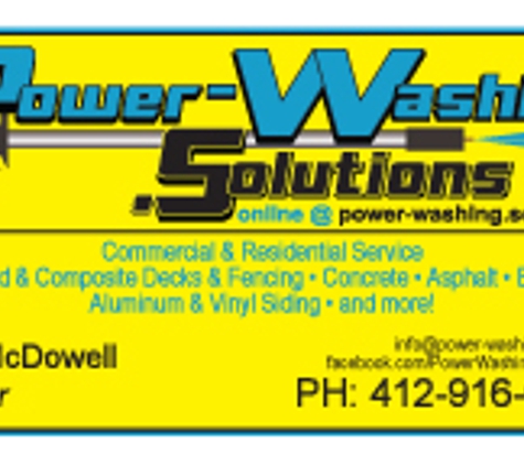 Power-Washing Solutions - Pittsburgh, PA