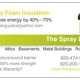 The Spray Doctors Foam Insulation