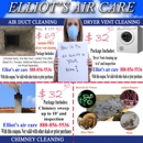 Elliot's Air Care - Air Duct, Dryer Vent, Chimney Cleaning - Air Duct Cleaning