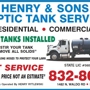 Henry & Sons Septic Tank & Sewer Cleaning Service