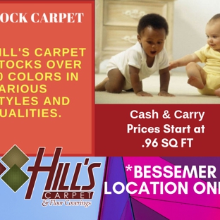 Hill's Carpet & Floor Coverings - Bessemer, AL. *SPECIALS!*