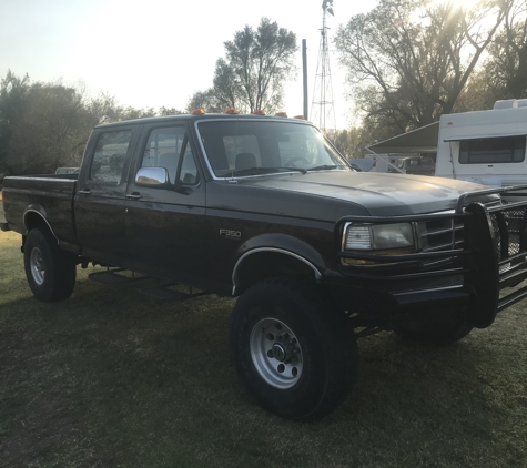 Pronto Tire & Service - Anthony, KS. My 92 F350 4X4 7.3 with the tires he mounted for me