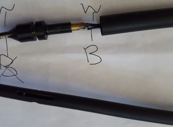 Mr. Fixit's Repair Service - Vallejo, CA. The connection is lost between the center tube and the crossed out B. Does this look fixable to you?