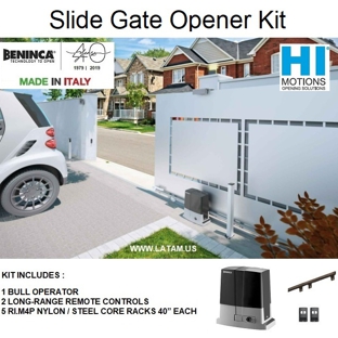 Latam Computer Corp - Doral, FL. Beninca - Best Selling Sliding Gate Openers.  For More Information go to www.latam.us