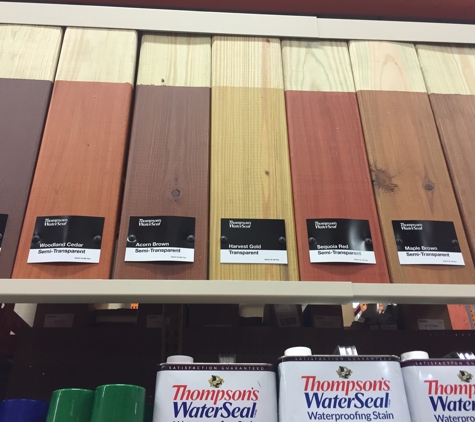 The Home Depot - Acworth, GA. Wood display