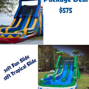 Crenshaw’s fun inflatable - Georgiana, AL. 20ft Fun Slide/ 18ft Tropical Slide