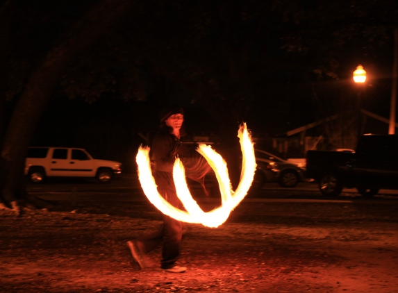 Pretty Lights Guy's Fire Dancing and Glow Show - New Orleans, LA