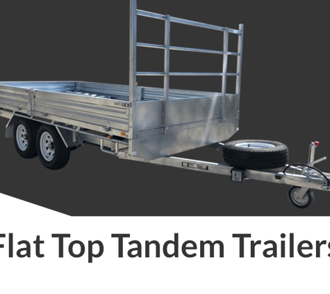 The Galvanised Trailer Company - Dandenong, VIC. Flat Top Tandem Trailers