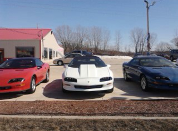 Mr. J's Motors, Inc. - Lake Villa, IL. Red white and blue a tru American dealer