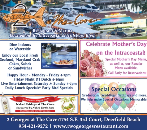 Two Georges at The Cove Restaurant & Marina - Deerfield Beach, FL