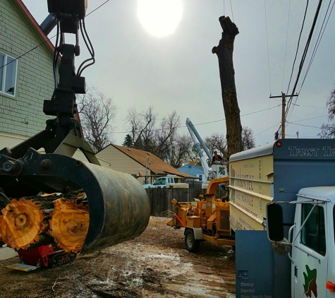 Arbortec Tree Service - Broomfield, CO. just a cool picture- taken from the grapple truck controls