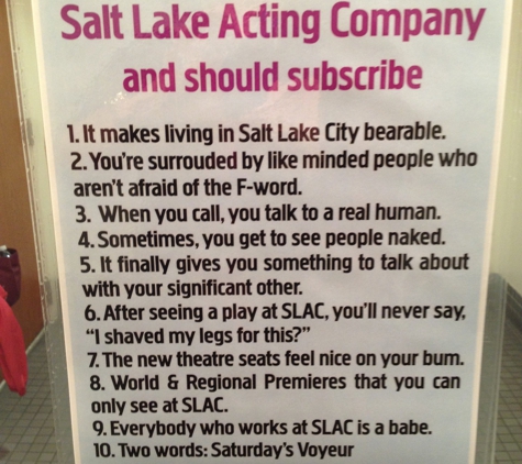 Salt Lake Acting Company - Salt Lake City, UT