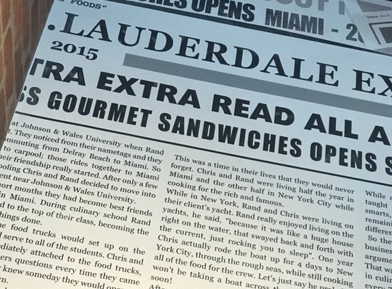 Press Gourmet Sandwiches - Fort Lauderdale, FL