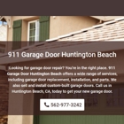 911 Garage Door Huntington Beach