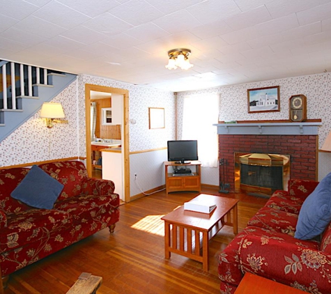 Spruce Lodge - Lake Placid, NY. Living room of the Cottage at Spruce Lodge.