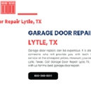 Garage Door Repair Lytle TX - Garage Doors & Openers