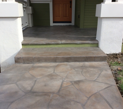 Concrete Resurfacing Specialist - Pollock Pines, CA. Random stone look