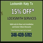 Locksmith Katy Tx