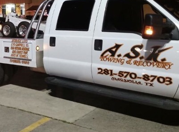 A.S.K. Towing & Recovery - Magnolia, TX