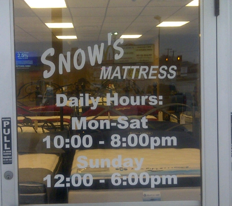 Snow's Mattress - Tulsa, OK