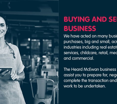 Heard McEwan - Warilla, NSW. Buying And Selling A Business