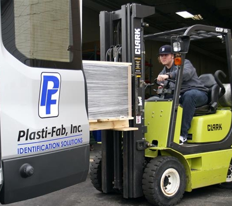 Plasti-Fab Inc - Ferndale, MI. Forklift