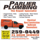 Parlier Plumbing Repairs Inc.