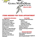 Global MasterMinds Tax Service - Tax Return Preparation