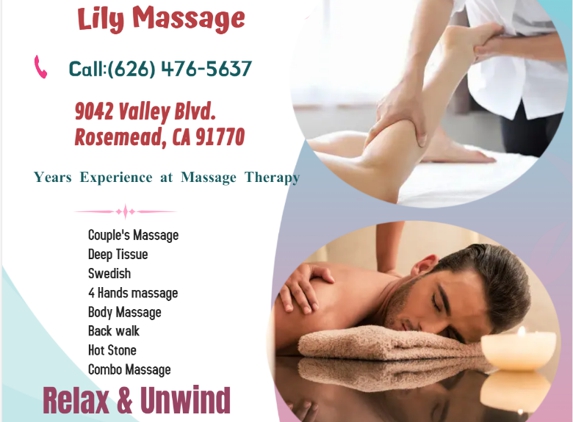 Lily Massage - Rosemead, CA