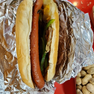 Five Guys - Alexandria, VA. Bill Lewis of Vero Beach, Florida, taking in lunch at Five Guys on King Street in Alexandria, Virginia.