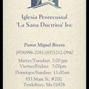 Iglesia Pentecostal 'La Sana Doctrina' Inc. - Holiness Pentecostal Churches