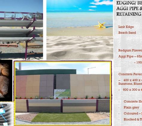 Wodonga Sand & Soil - Wodonga, VIC. Edging, retaining walls and Pavers